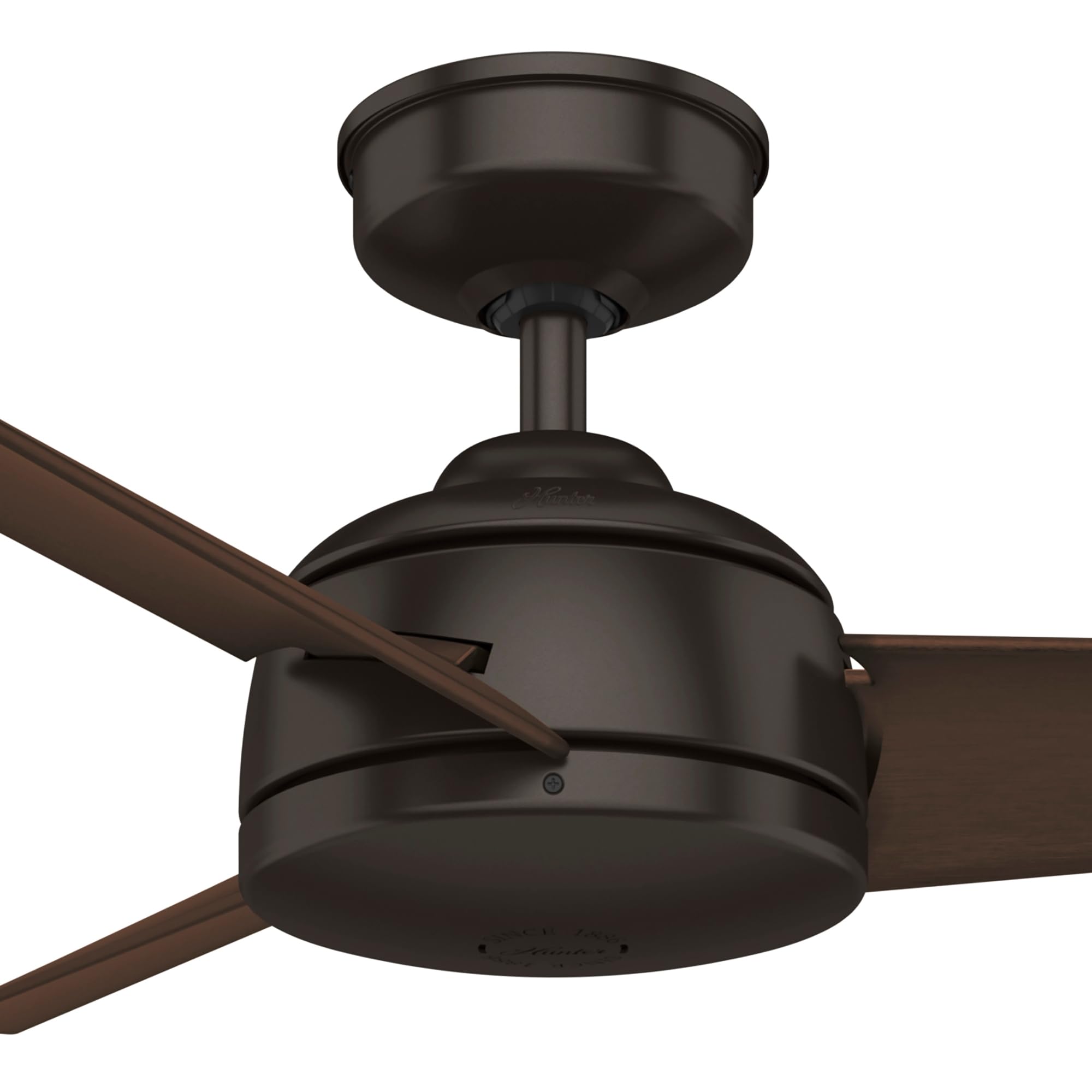 Hunter Fan, Ventilador de Techo y Control de pared para Interiores y Exteriores, Trimaran, 3 Aspas, Color Bronce, 132 cm, Ideal para Verano e Invierno, Modelo 50943