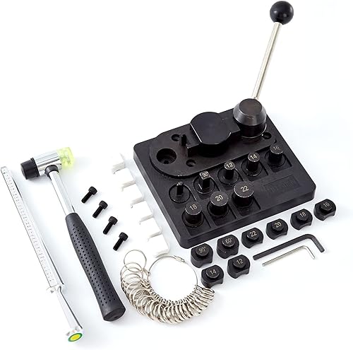 Herramienta dobladora de anillos para doblar, herramienta dobladora de anillos para cucharas, anillos de joyería, fabricante de anillos con juego de