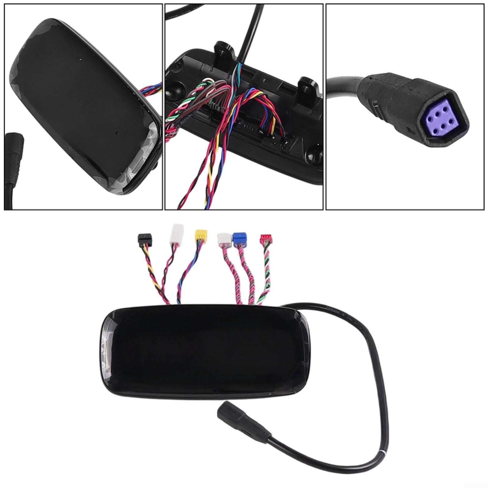 LED-Instrumentententafel-Display für Ninebot E3 Pro Elektroroller, wasserdichtes ABS-Armaturenbrett mit klarer Geschwindigkeitsdatenanzeige