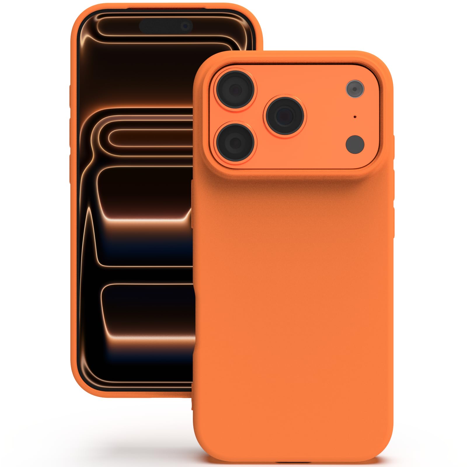 YATWIN Silicone Case for iPhone 17 Pro, Soft-Touch, Shockproof