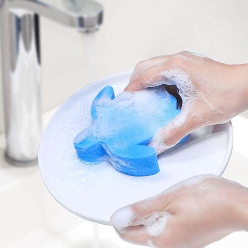 Miniatura 6 de Esponja absorbente de aceite de 16 piezas para bañera de hidromasaje, piscina y spa (azul)
