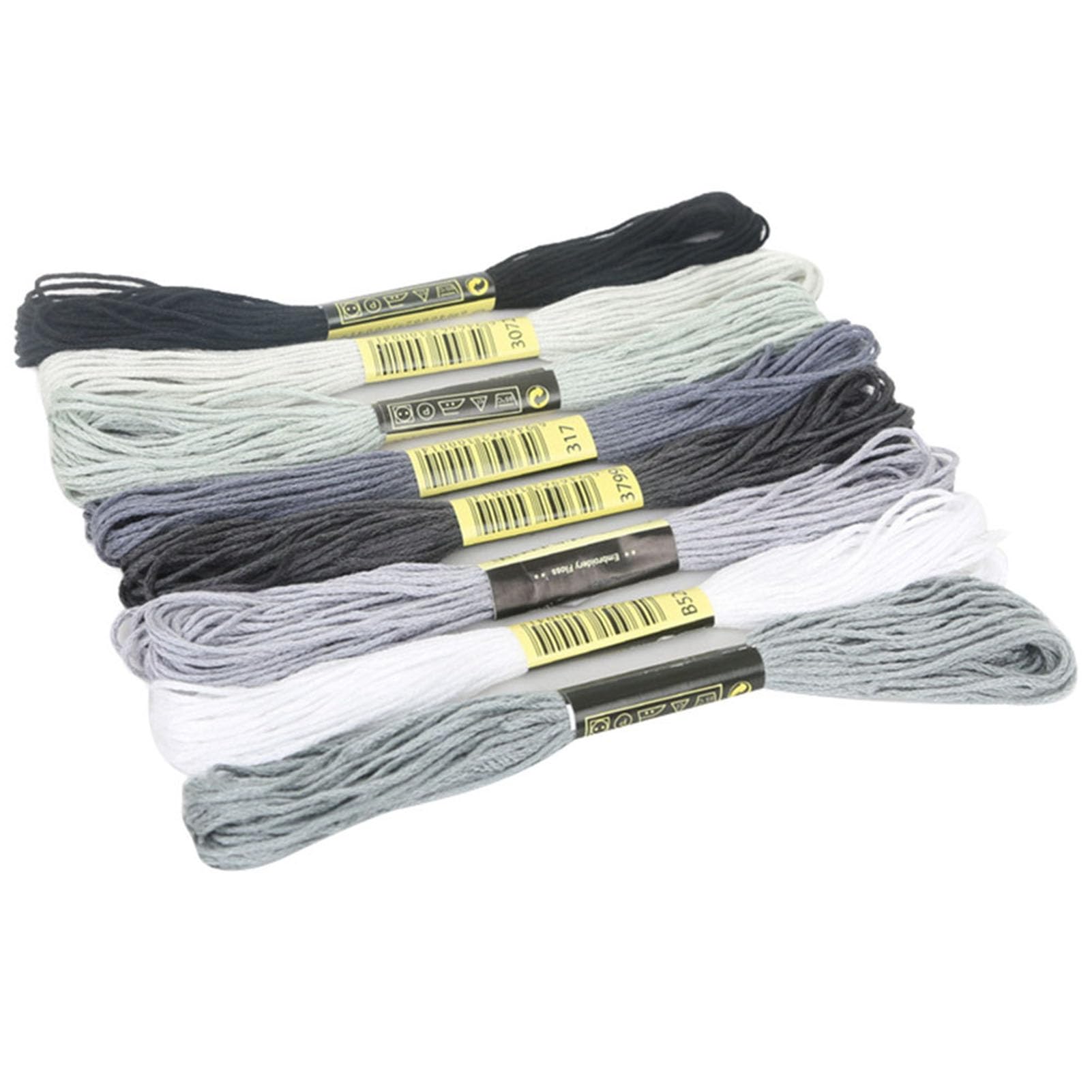 matumou 8Pcs 7.5m Thread Stitch Embroidery DIY Craft Sewing Skeins for Stitch Skein