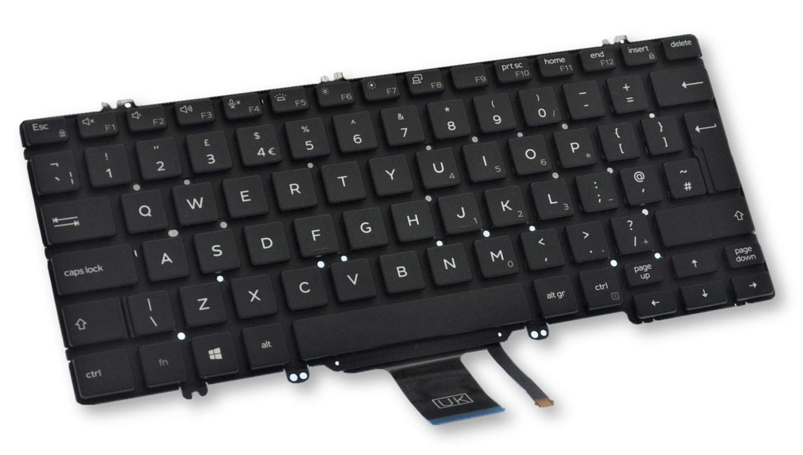TJLFits Dell Latitude 5300, 7300 UK ENGLISH Backlit Keyboard 666FG