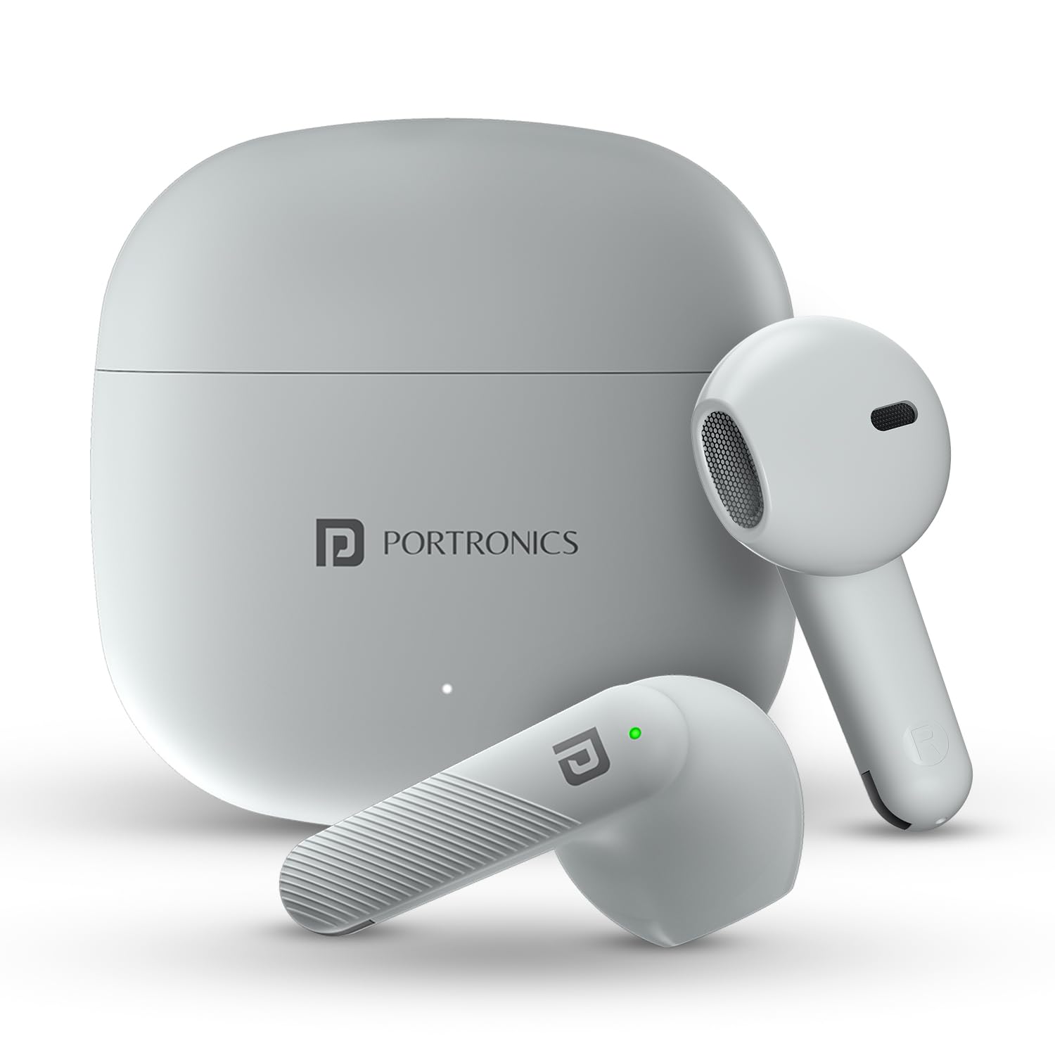 Portronics Harmonics Twins S18 in Ear TWS Earbuds with 30H Playtime, in Built HD Mic, Game/Music Mode, 13mm Dynamic Driver, Low Latency, Touch Control, Type C Fast Charging, Light Weight(White) (B0DFCLNYK8) Amazon Price History, Amazon Price Tracker