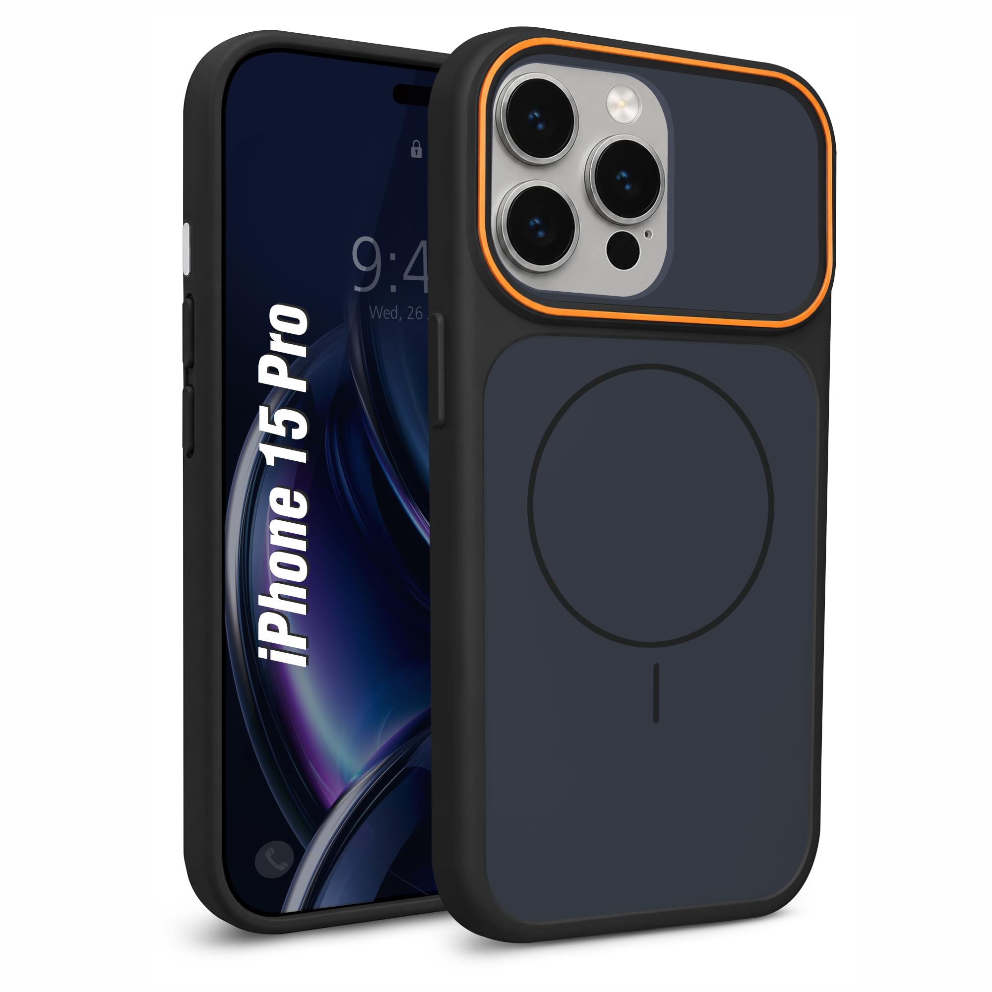 AIBEX Magnetic Compatible for Apple iPhone 18 Pro/Apple iPhone 17 Pro– Slim Protective Back Cover with Camera Lens Protection, Strong Magnetic Support, Anti-Slip Grip, Military Grade (Grey) — Amazon image 18