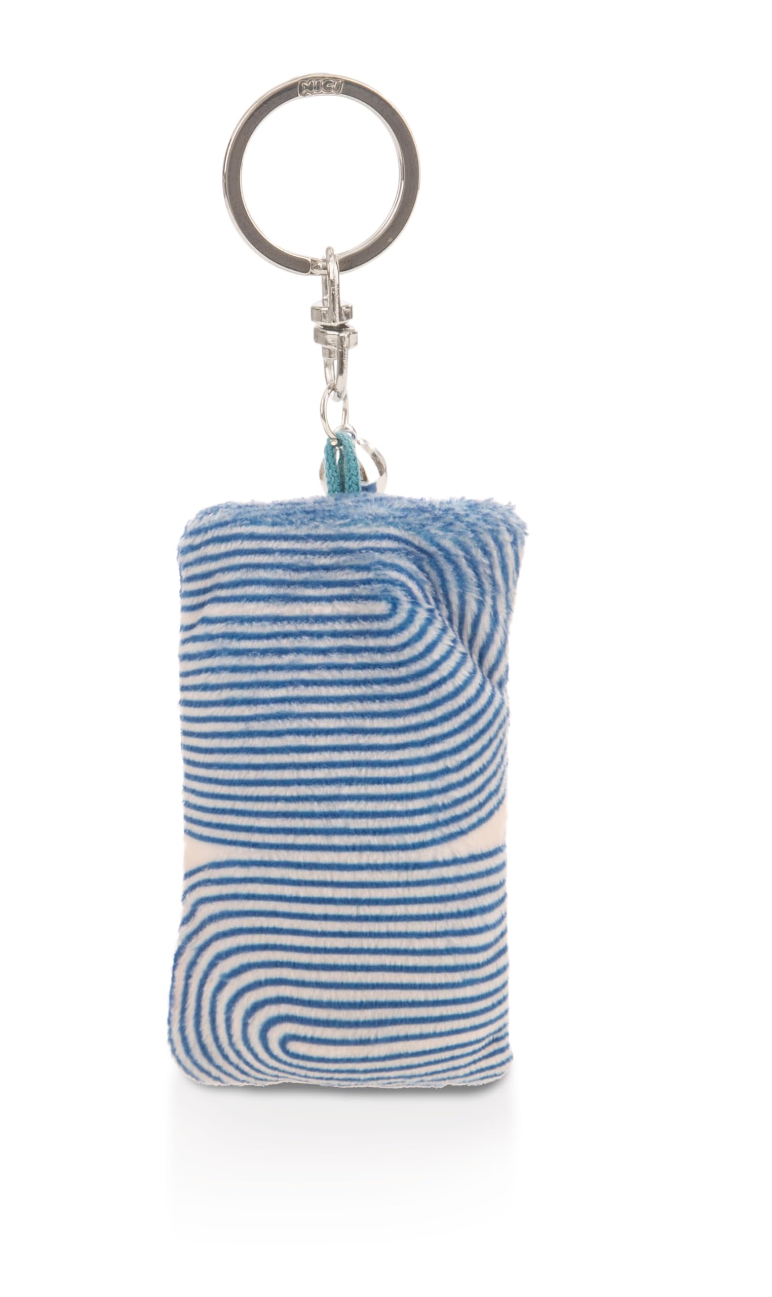 NICI 62118 breloczek do kluczy mini pluszowa poduszka piękna 8 cm z dzwoneczkiem, kolorowy towarzysz do plecaka lub torby, uchwyt na klucze dla małych i dużych | 62118