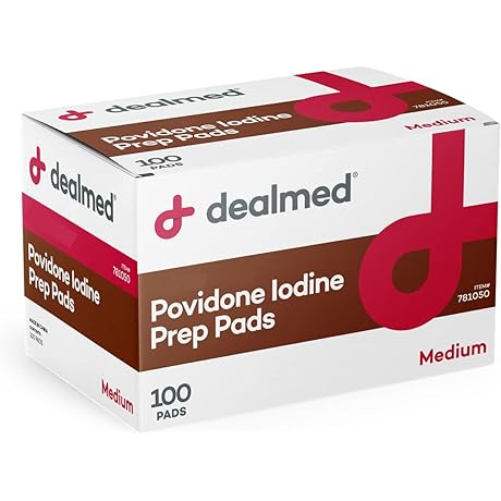 Dealmed Iodoflex Povidone Iodine Prep Pad 10%