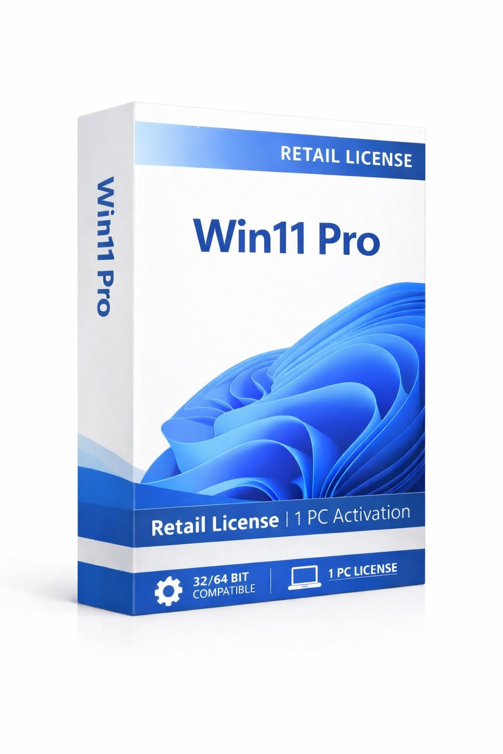 Win11 Pro Retail License Key | Online Activation | 1 PC One-Time Use | Activation For Lifetime | Email Delivery | For Personal Use