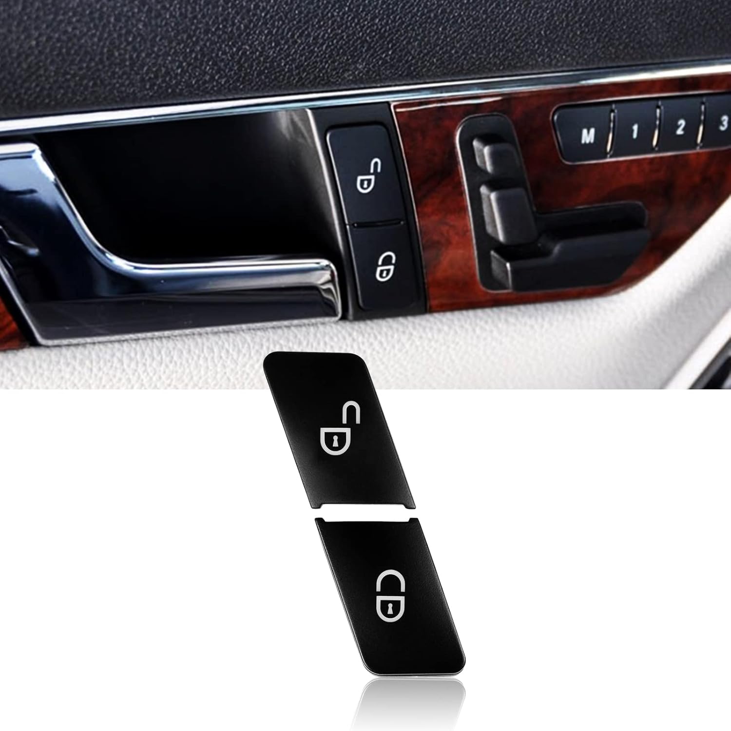 Mercedes Door Lock Repair ACROPIX Door Lock Switch Button Set For