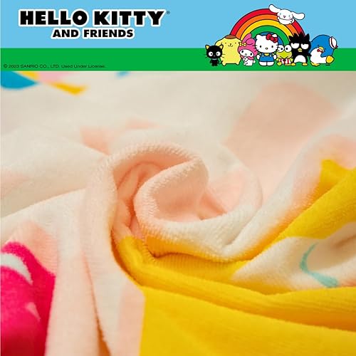 Miniatura 3 de Franco Sanrio Hello Kitty &amp; Friends My Melody - Toalla de baño de algodón súper suave, 60 x 30 pulgadas, (producto oficial de Sanrio)