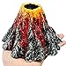 Ormeli Aquarium Volcano Ornament Kit Colorful LED Spotlight Air Bubbler Stone for Aquarium Fish Tank Decorations (Air Oxygen Pump and Tube is NOT Included)