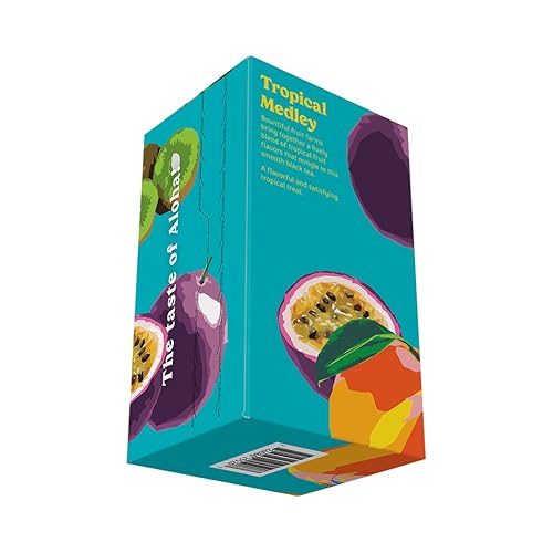 Miniatura 2 de Hawaiian Islands Tea Company Tropical Medley Green Tea, Todo Natural - 20 bolsitas de té (1 caja)