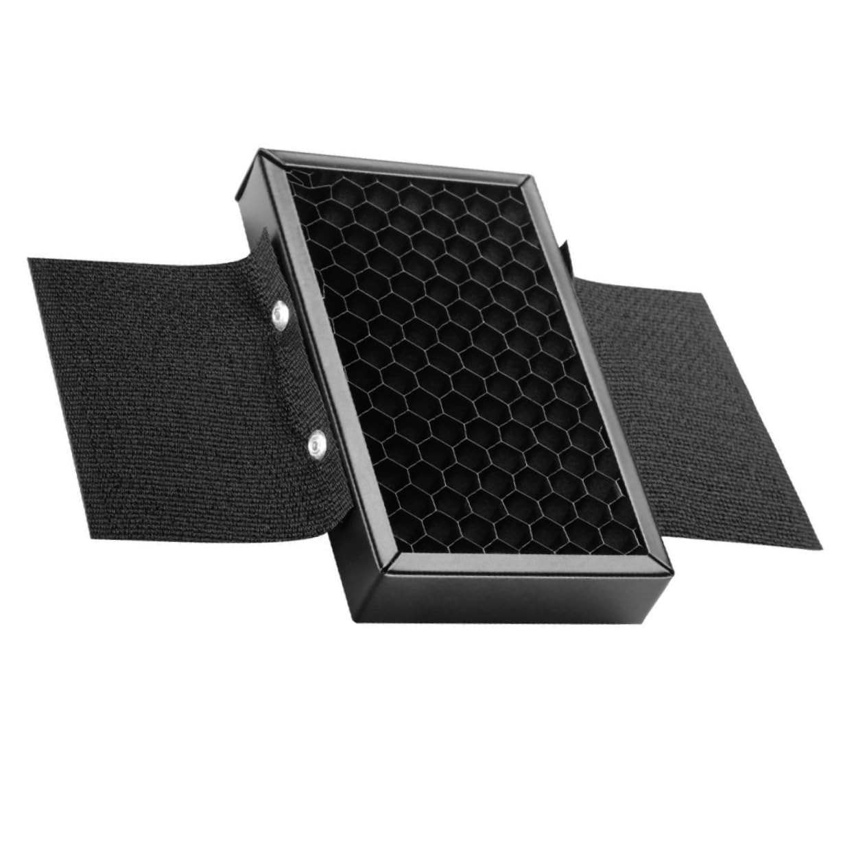 Gadpiparty Pen Case Honeycomb Grid Hood Flash Spot Filter Speedlight Honeycomb Flash Honeycomb Reflector Honeycomb Grid for Flash Honeycomb Grid for Speedlight Metal Shell Black