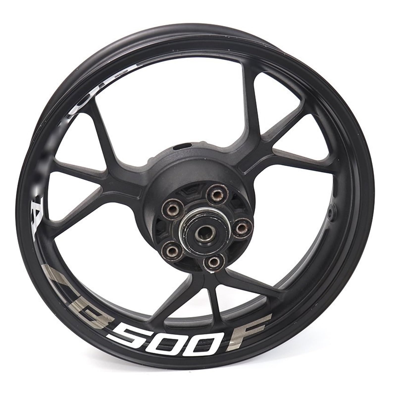 Motorbike Wheel Stickers for CB500F for CB 500F Motorcycle Reflective Wheel Rim Stripe Decal Sticker Front Rear Decal Full Set Rim Decals(4)