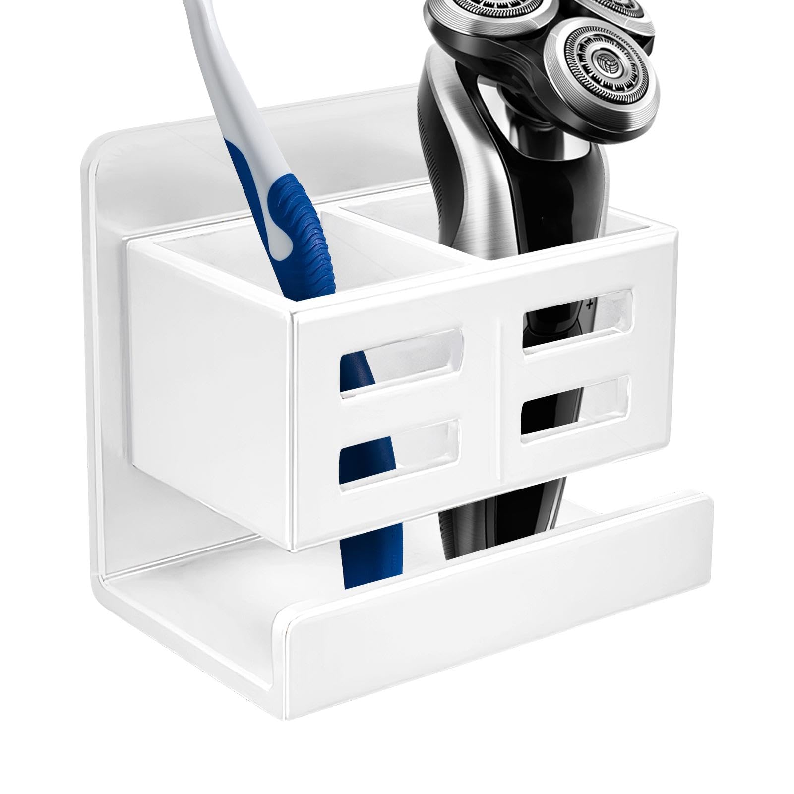 Estantes de pared sin taladro, estantes adhesivos para baño, estantes de baño extraíbles, estantes de fácil instalación para estantes de baño montados en la pared sobre el inodoro, estantes flotantes