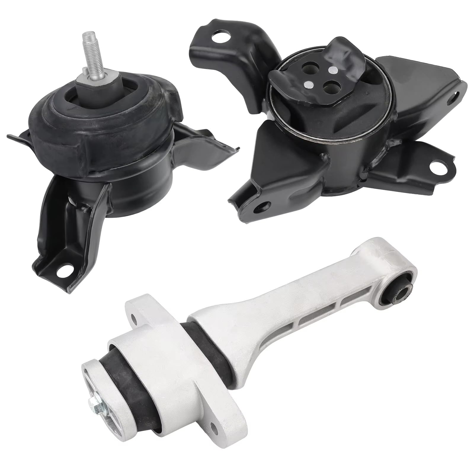 Engine Gearbox Mounting Compatible with Hyundai for Santa 2.4L 2013 2014 2015 2016 2017 2018 A71062 A71059 3Pcs Engine Motor Transmission Mount