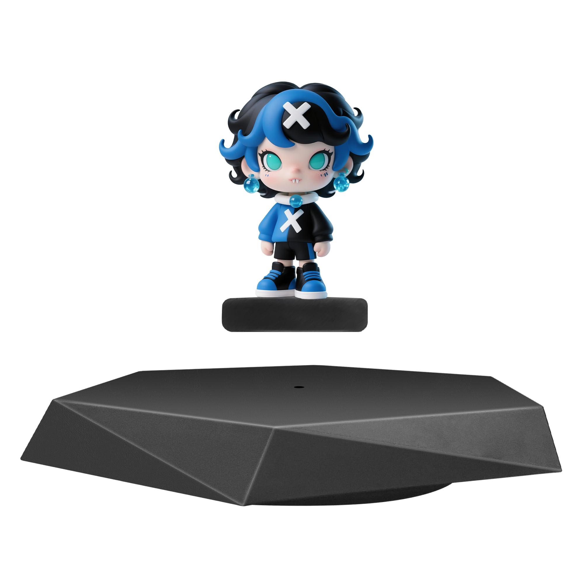 Levitating Display Stand, Magnetic Floating Display for Toys, Figures, Miniatures, 360° Automatic Rotating Stand, Levitating Decor for Home & Office, Birthday &