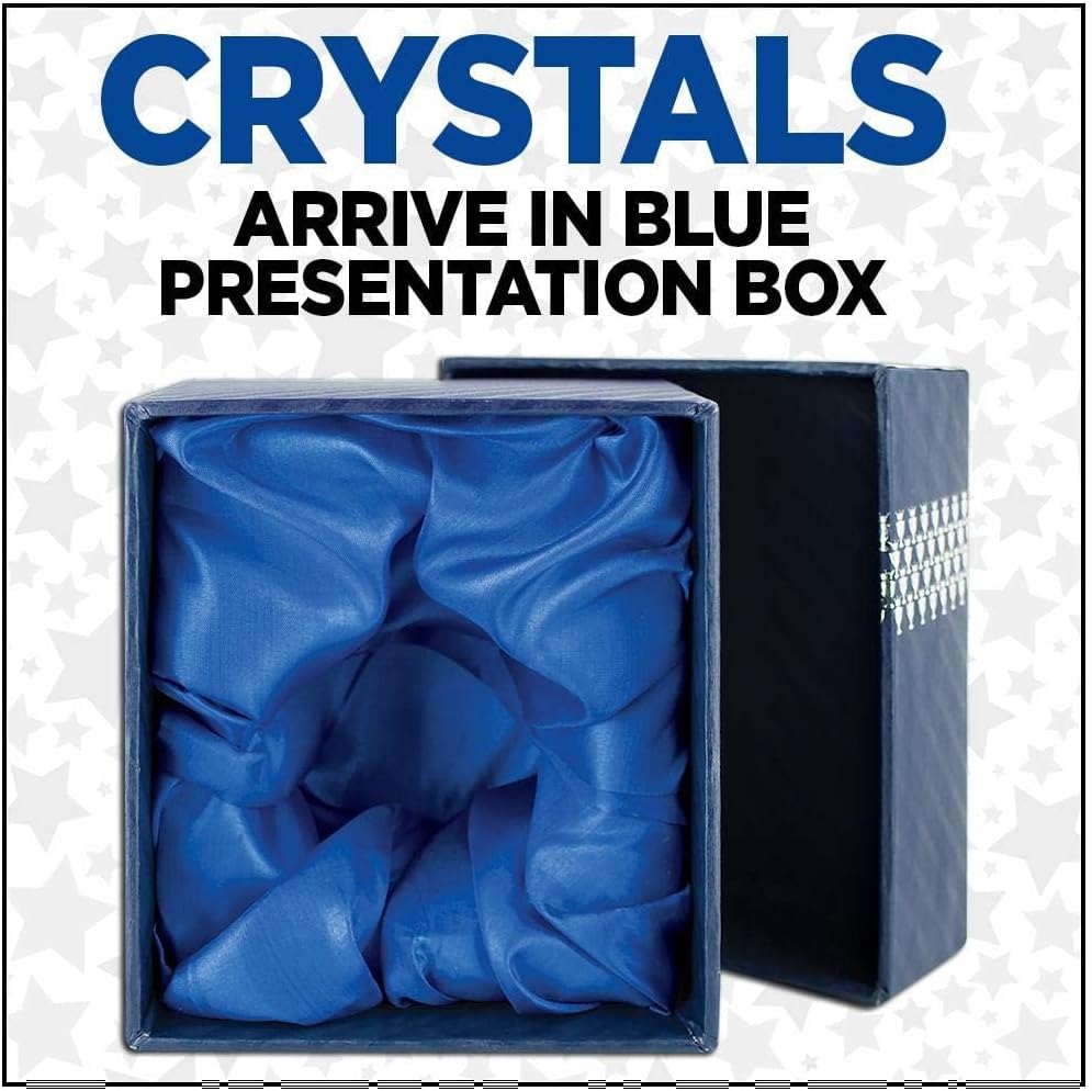 Crown Awards Customized Crystal Trophy, 8.75" H Personalized Magnitude Award with Custom Engraving Prime