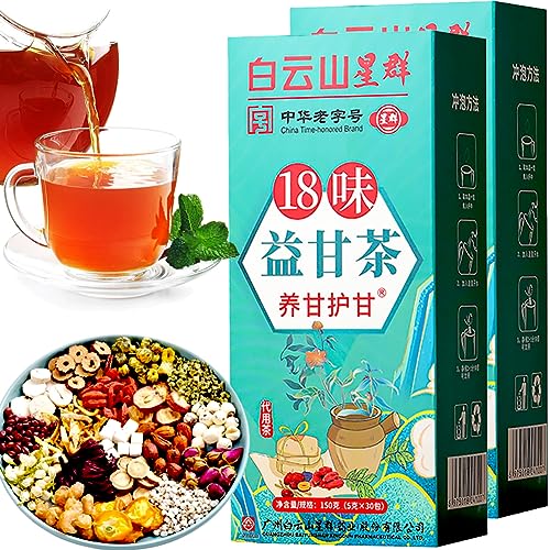 Juztec 18 Flavors Liver Care Tea, Herbal Tea for Liver - Nourish and Support Your Liver Health (60PCS)