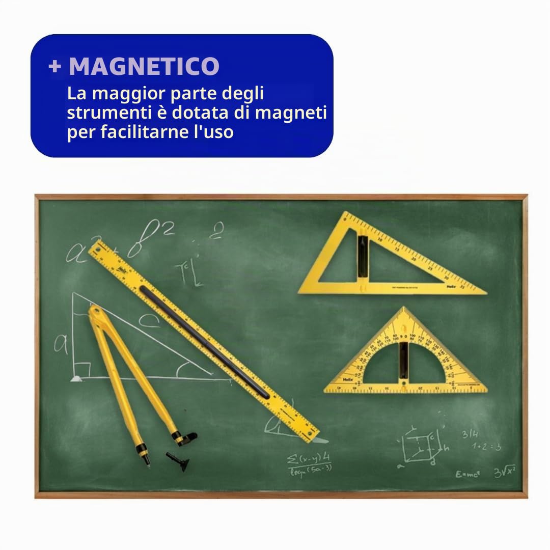 Maped 935915 Valigetta con Set di Righe, Righelli e Squadre