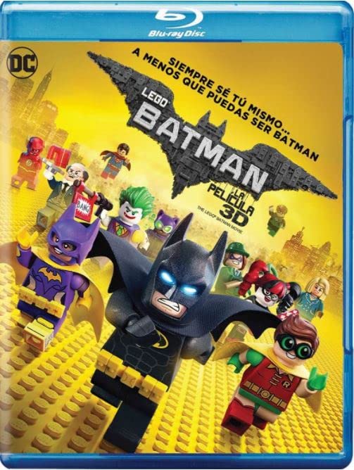 The LEGO Batman Movie - DC Comics Blu-ray 3D Spanish Artwork English Spanish Audio Subtitles