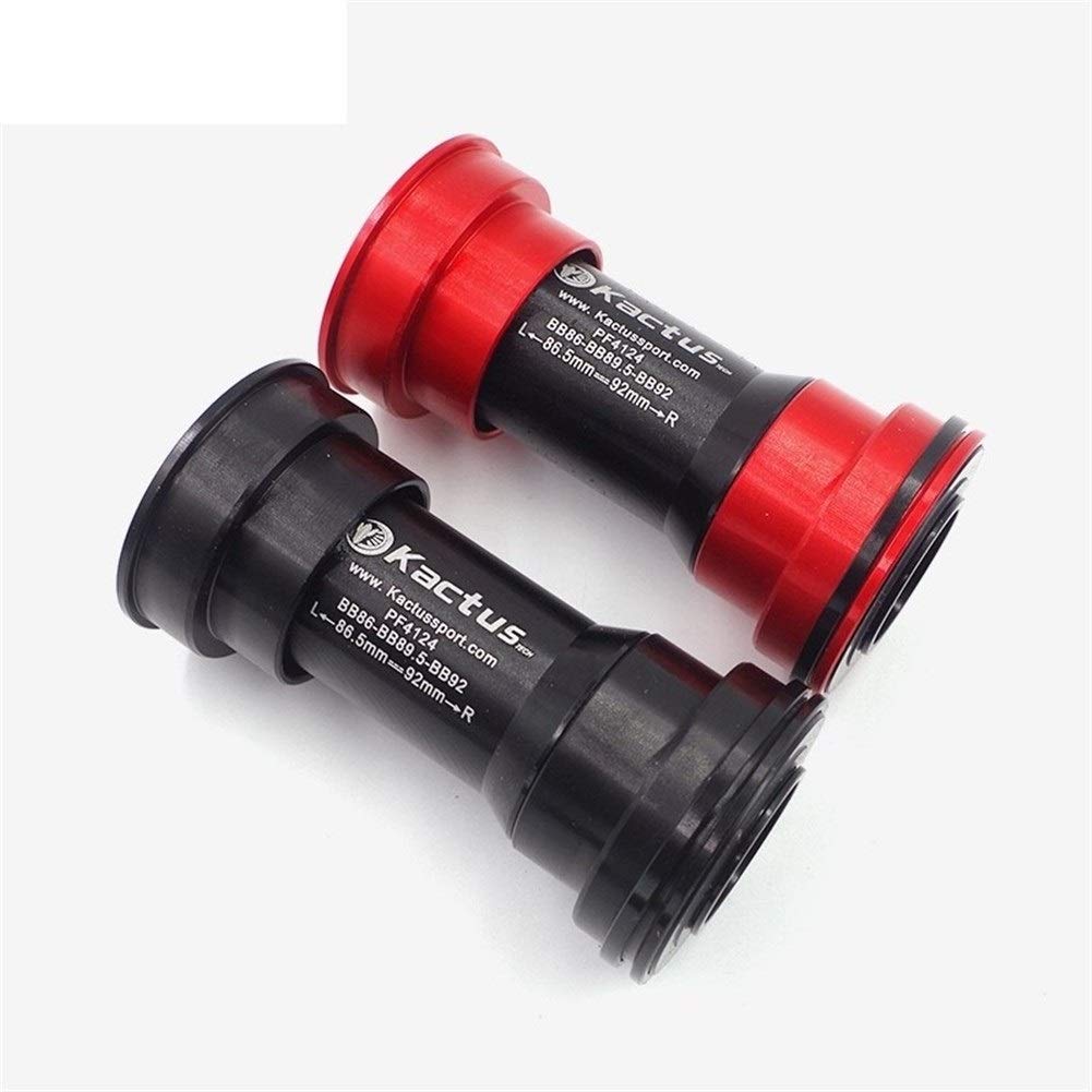 Fahrrad Innenlager Keramik Press, Fahrradrahmen, Mountainbikestrecke, Mountainbike-Rahmen, BB Teil tretlager Fahrrad 619 (Color : Red)