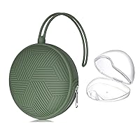 Vista 17 de Smlpuame Funda para chupete, sin BPA, portátil, de silicona, para bolsa de pañales, cochecito, para actividades al aire libre, fácil de limpiar