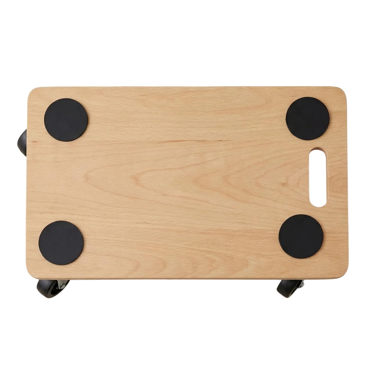 Carro de Transporte Ecovelò de 58x30 cm con Ruedas Antideslizantes de 360° Plataforma para macetas, Cilindros y Muebles Alta Resistencia, asa ergonómica, Ruedas de Nailon