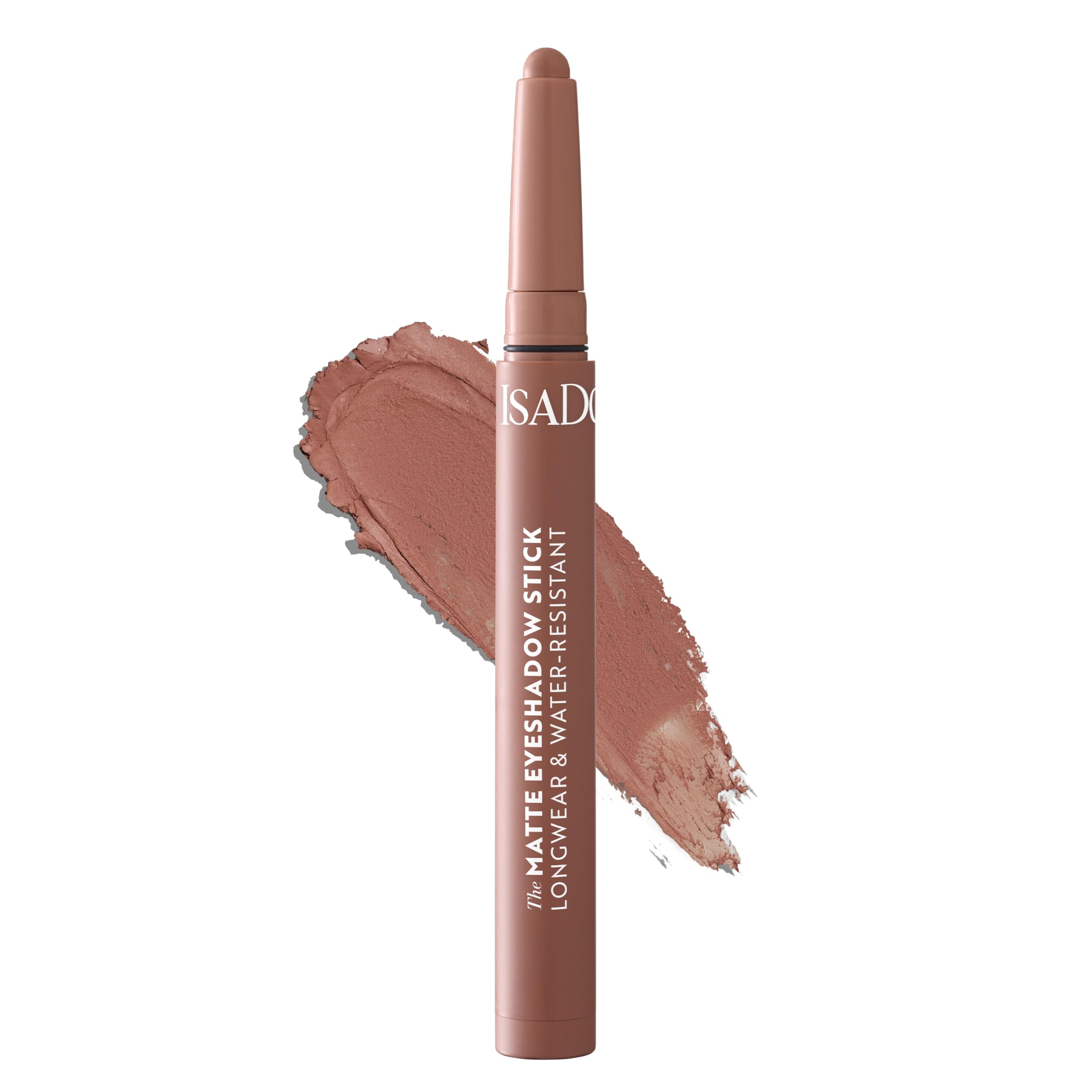 Isadora - Matita Ombretto, Matita Per Gli Occhi Tutto In Uno, Utilizzabile Come Ombretto O Eyeliner, Waterproof, Vegana, Alternativa Alla Palette Di Ombretti In Crema, 61, Albicocca (Apricot Blush)-image