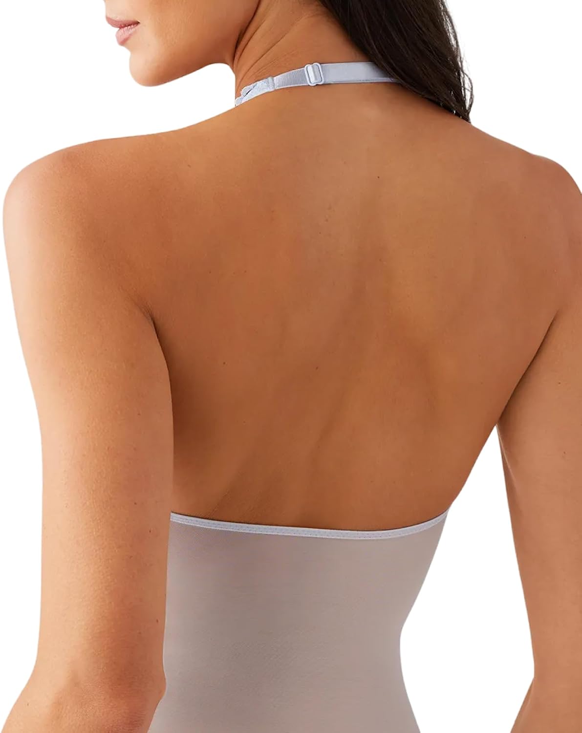 b.tempt'd Women's Ciao Bella Pull on Wire Free Halter Thong Bodysuit, 936144