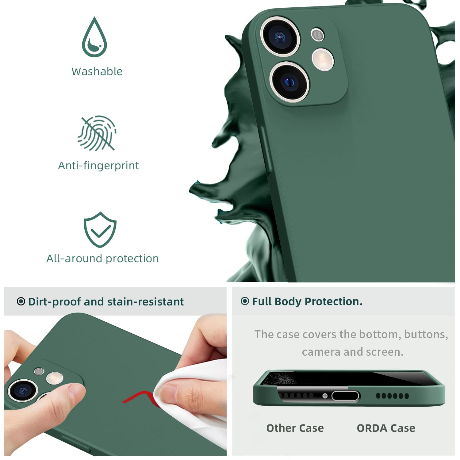 Cover Per TCL 40 NxtPaper 4G (6.78") - 2 Pezzi: Trasparente + Nera, Ultra Sottile TPU Morbida