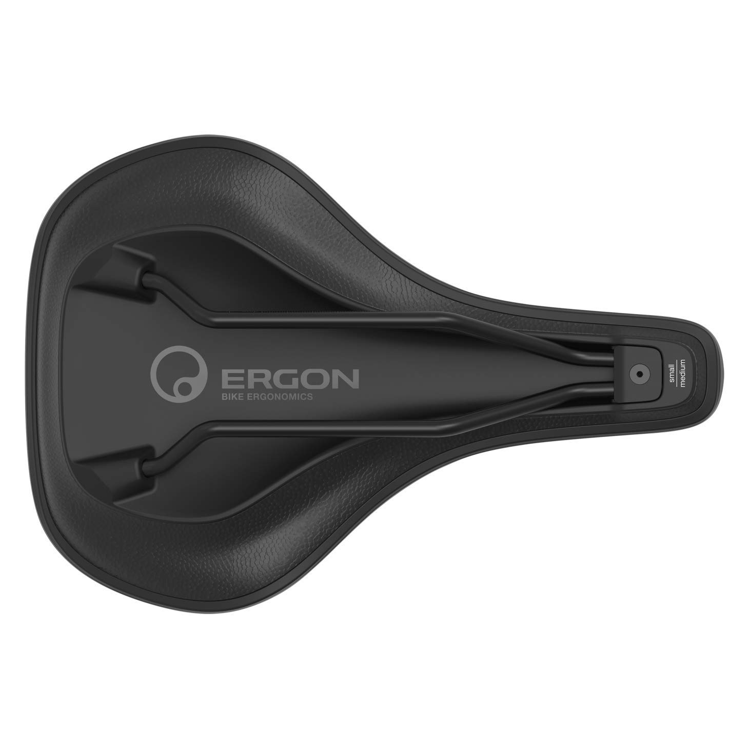 Ergon SC Core Prime Sattel | Schwarz/Grau | Damen Komfort Fahrradsitz | Cruiser Comfort Hybrid Bikes