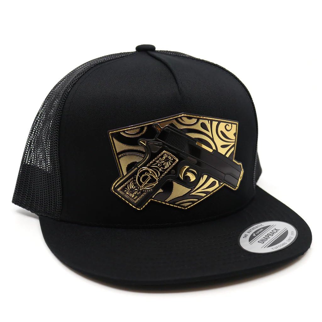 EL VIEJONCachas De Oro Black Flat - Hats Cap