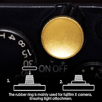 ライカシャッターボタン(汎用)オリジナル！銀925天然ブラックダイヤモンド使用。 レリーズボタン M 8mm ブラック / ライカオンラインストア