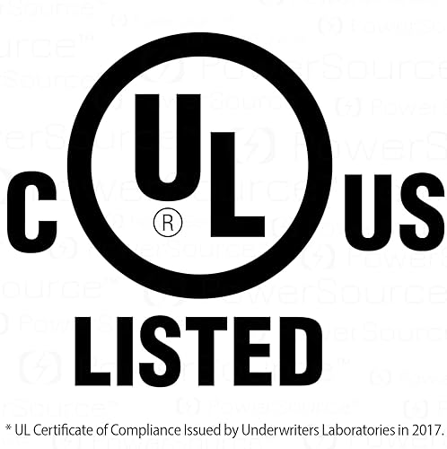 Miniatura 9 de PowerSource Adaptador de CA extra largo de 12 V con certificación UL de 14 pies para televisor Insignia de 19 pulgadas, 20 pulgadas, 24 pulgadas, 28