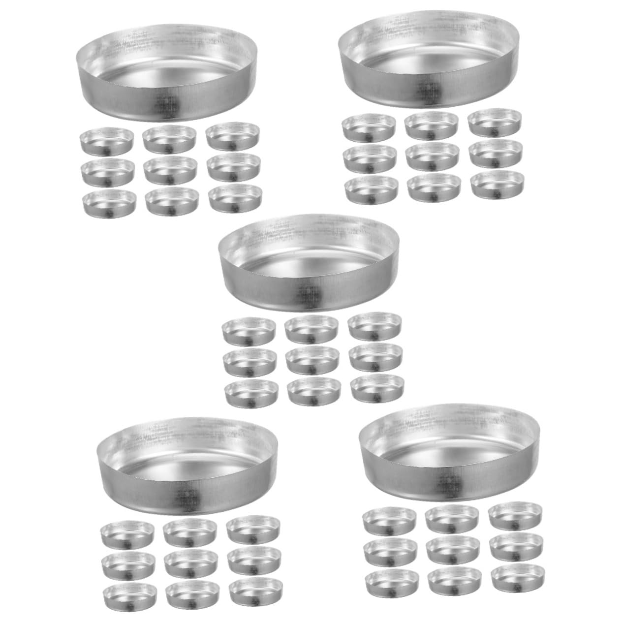 Gatuida 50stücke Labor-waagschalen Aus Aluminiumfolie Flache Wiegeschalen Für Pulver Und Flüssigkeiten Wiederverwendbar Langlebig Und Leicht Zu Reinigen Für Präzise Messungen
