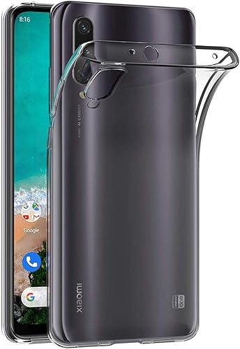Funda para Xiaomi Mi 9 Lite/Mi A3 Lite/Mi CC9 (6.39 pulgadas) Suave TPU Gel De Caucho Protector Transparente Cubierta Trasera