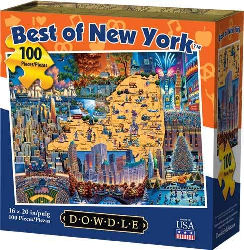 Dowdle Jigsaw Puzzle - Best of New York - 100 Piece