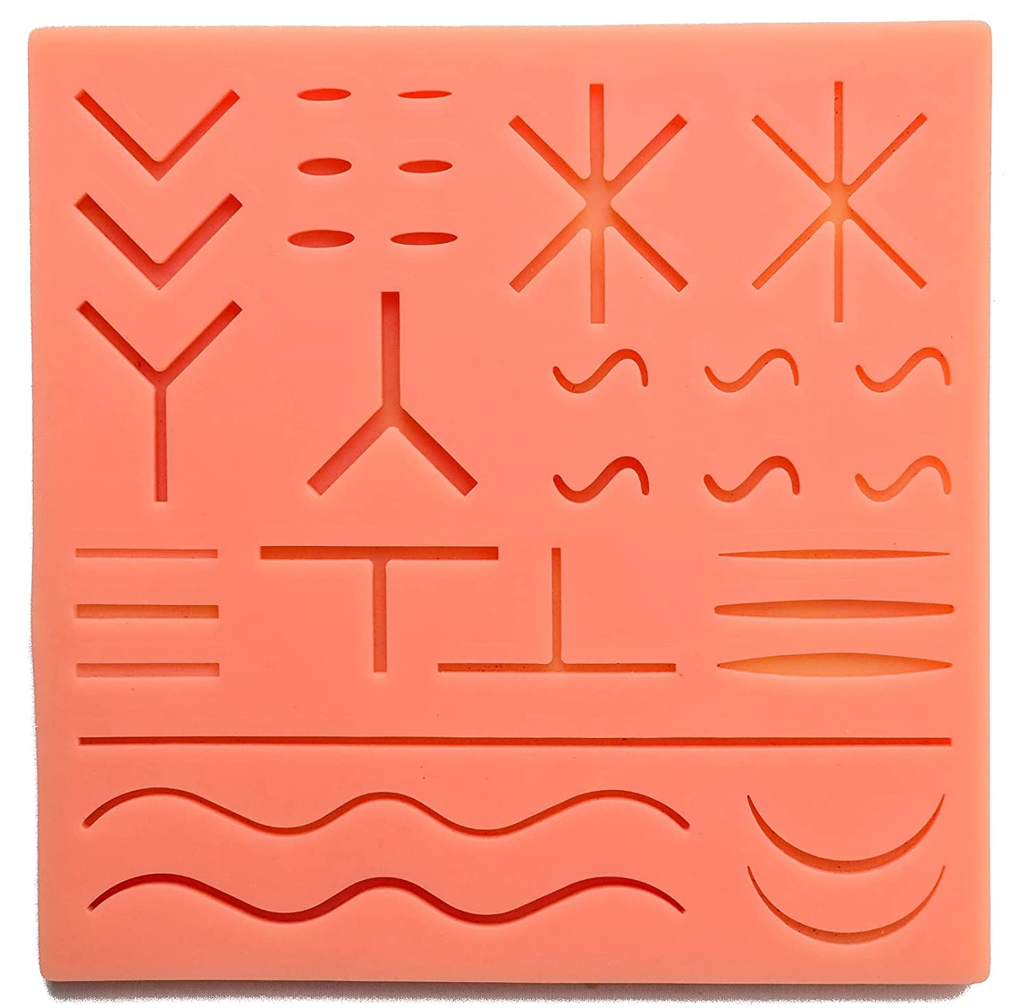 MEDAXO Ultra Large Suture Practice/Training Pad | Mimics Human Wounds, Has 31 Incisions | High grade silicone | For Students, Colleges, Classroom training | Made in India (B0BWV21751) Amazon Price History, Amazon Price Tracker