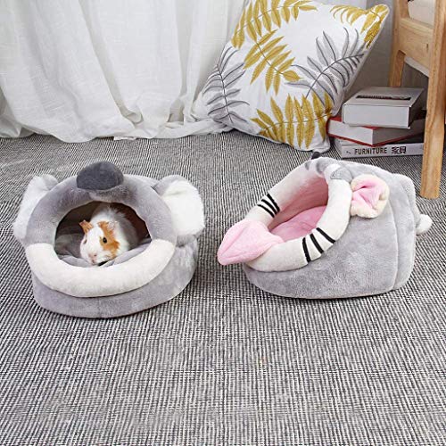 image for nanjingqin Hamster Warm Cave Bed, Small Animals House Hideouts Habitat