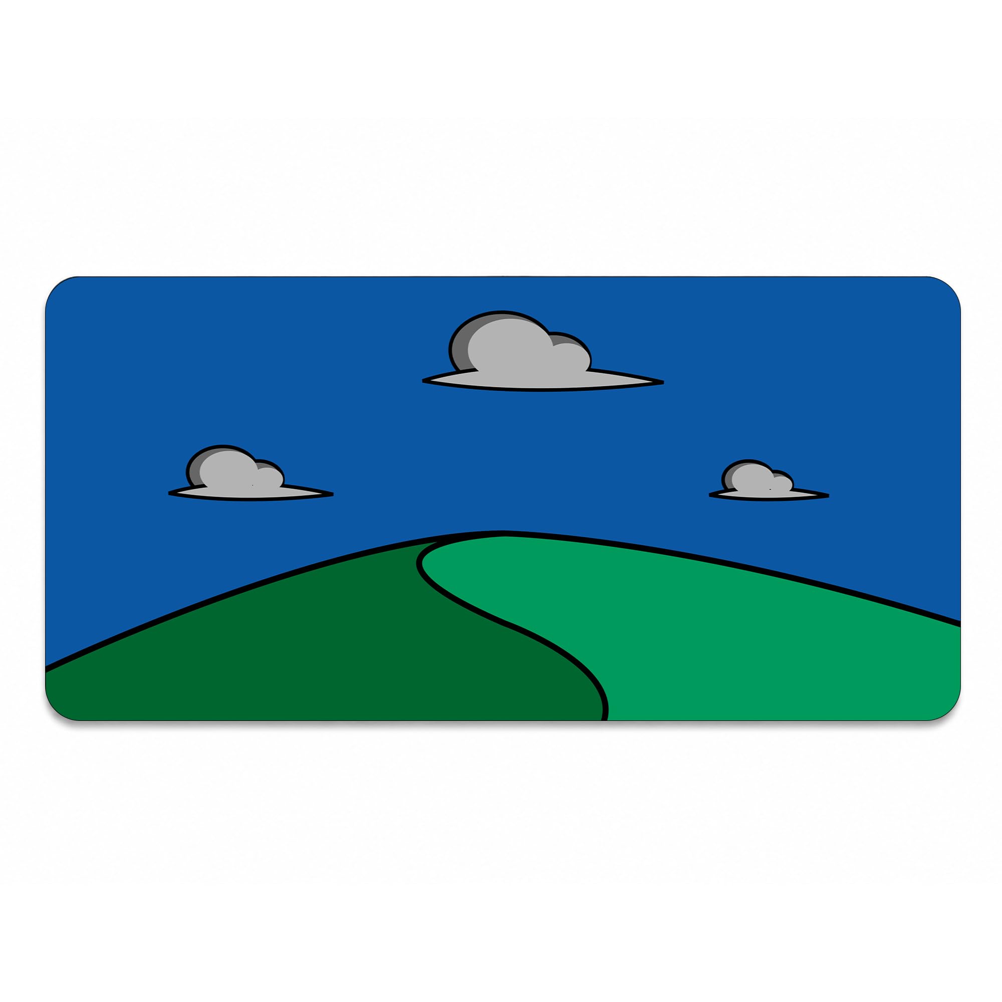 Z & S NatureScape Desk Mat for Office & Gaming, Large Mouse Pad with Non-Slip Rubber Base, 11x23 inches (3mm Thick), Aesthetic Desktop Protector, Smooth Surface for Keyboard Mouse & Laptop-image-15