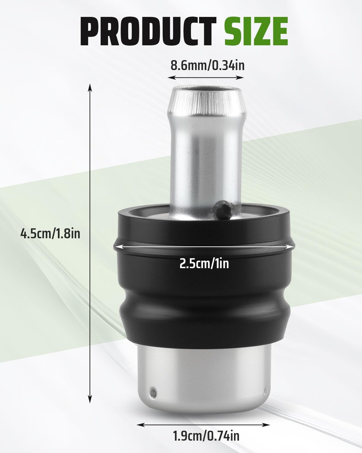 PCV Valve Fit for Jeep Wrangler 2007-2011, Fit for Chrysler Pacifica Town & Country, Fit for Dodge Caravan Grand Caravan, Fit for Volkswagen Routan, Replaces 4648973AD 4648973AA 4648973AB 4648973AC