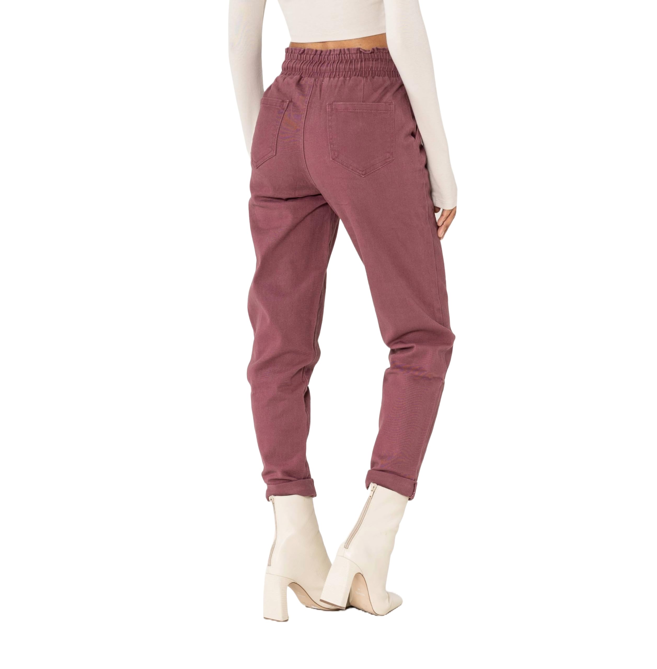 Nina Carter P500 Jeans casual da donna, in stile jogger, a vita alta, pantaloni da jogging estivi