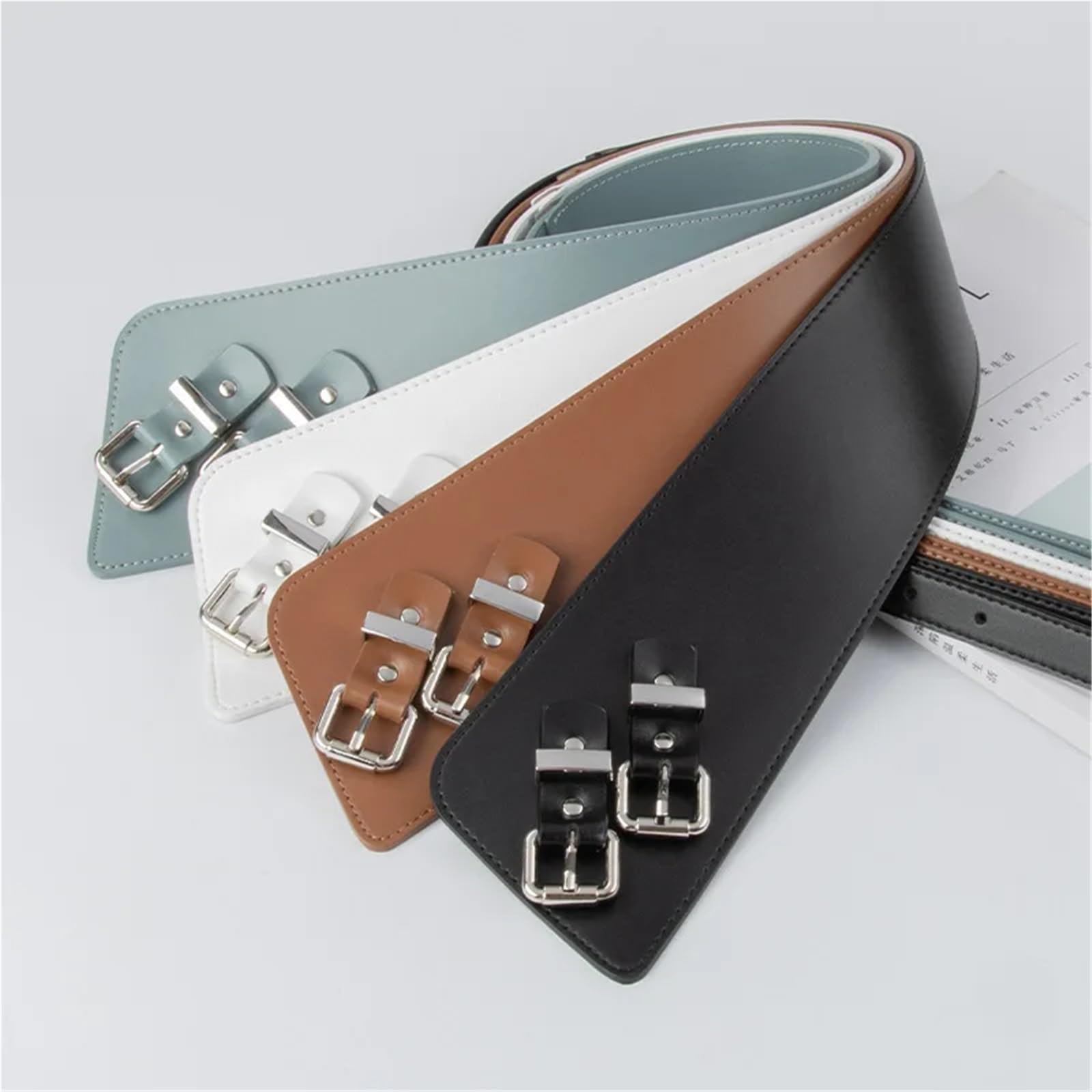 Women'S Belt, Leather Wide, Versatile Sweater, Jacket, Skirt, Embellished Waist Seal, Simple And Stylish Para Decoración