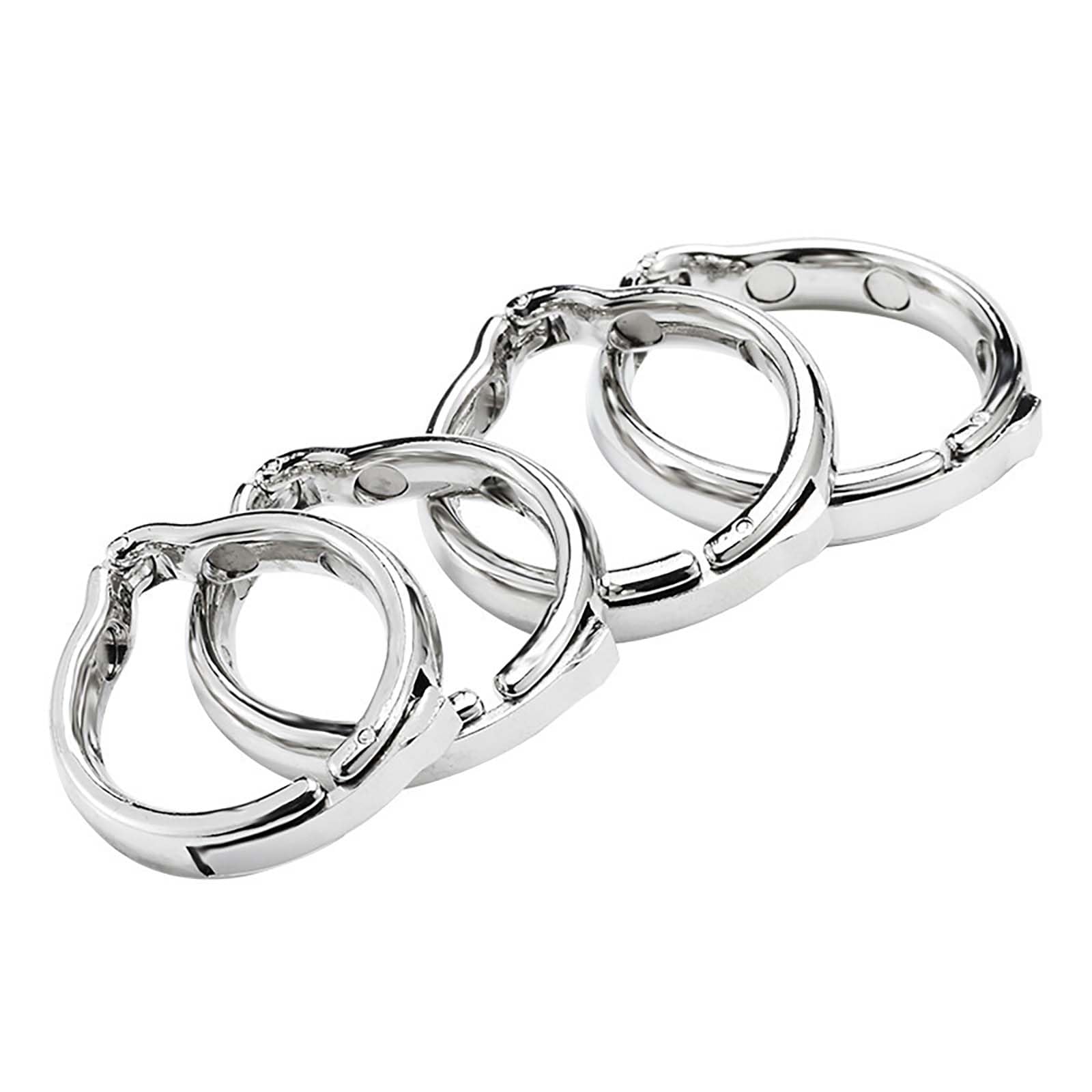 Set di anelli per allenamento con pesi invisibili in acciaio inossidabile, anelli per esercizi regolabili da uomo - E04IT (24-26mm：A)