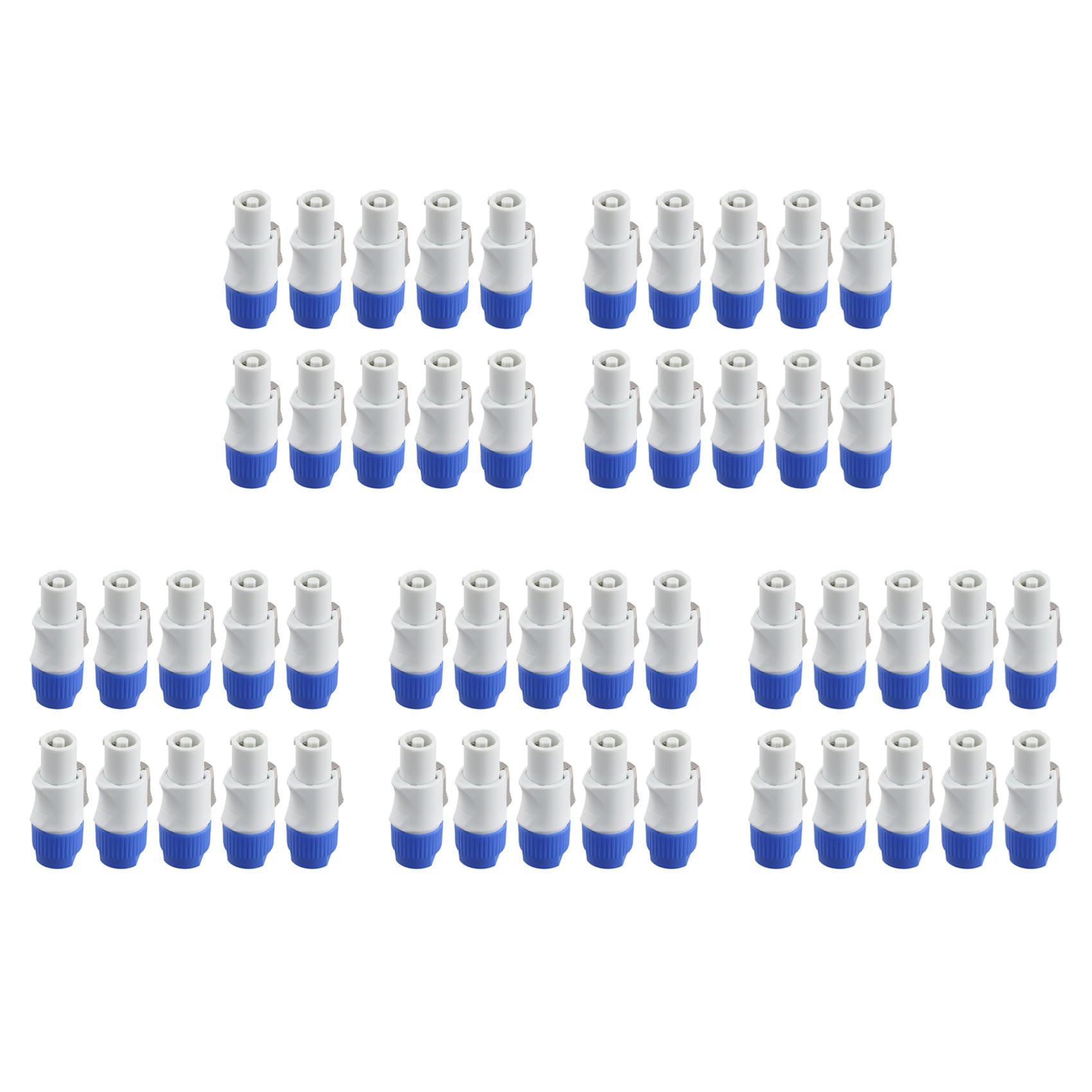 Ctrlzs Men's Light 50Pcs 3 Pin Powercon Connector Signal Input Jack For Beam Stage Power Output