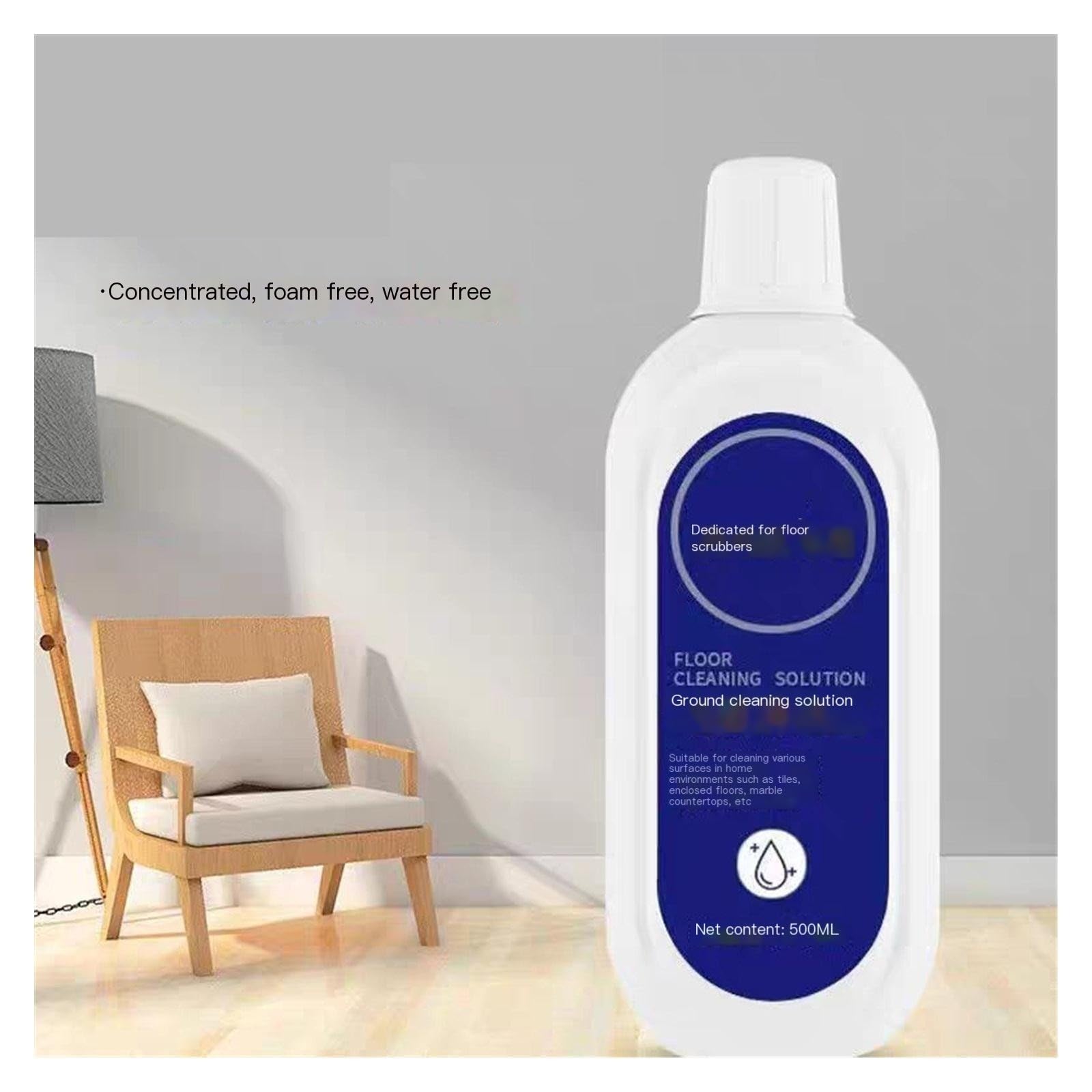Soluciones de limpieza de pisos。 Compatible para Haier A300. 500 ml (16,90 onzas líquidas), líquido de limpieza de pisos de robot aspirador(4pcs/500ML)