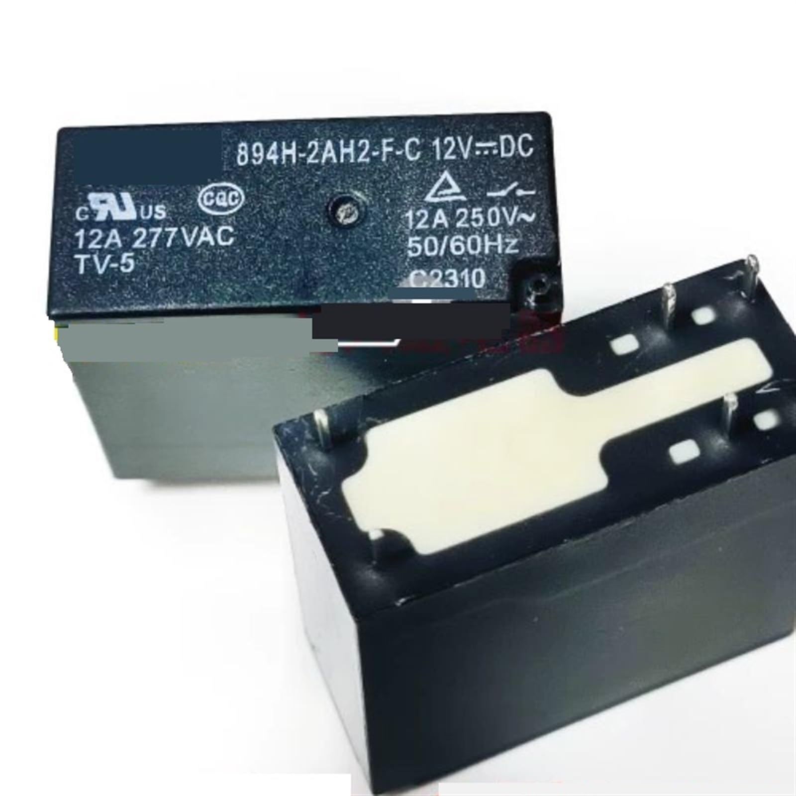 Relais 894H-2AH2-FC 12VDC 12A pour remplacement de pièce défectueuse