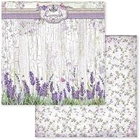Vista 8 de STAMPERIA INTERNATIONAL, KFT PAPER PAD 8X8 10PK PROVENCE, 20.3 x 20.3 (8" x 8"), multicolor