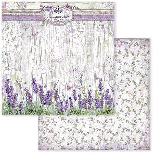Miniatura 8 de STAMPERIA INTERNATIONAL, KFT PAPER PAD 8X8 10PK PROVENCE, 20.3 x 20.3 (8" x 8"), multicolor